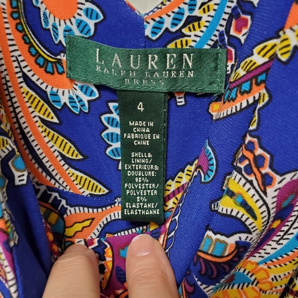 Lauren Ralph Lauren - Dark Royal Blue multi print - Picture 3 of 3